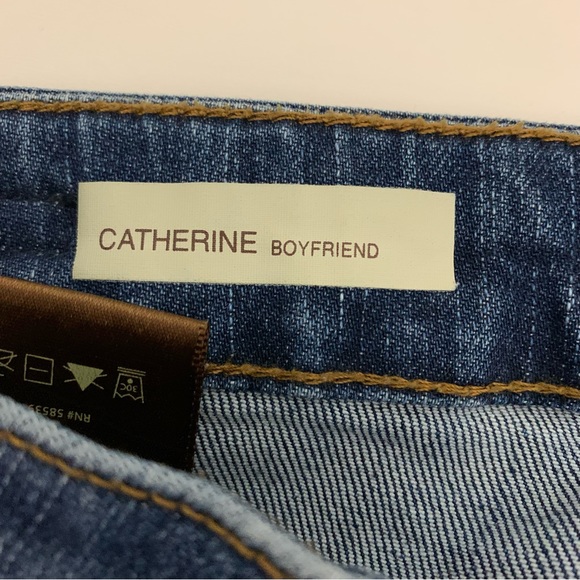 EUC Kut From The Kloth Catherine Boyfriend Distressed Patch Jeans Size 2 - Picture 4 of 14